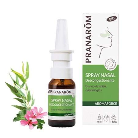 Pranarom Aromaforce Spray Nasal Bio 15ml – Descongestionante natural sin efectos secundarios