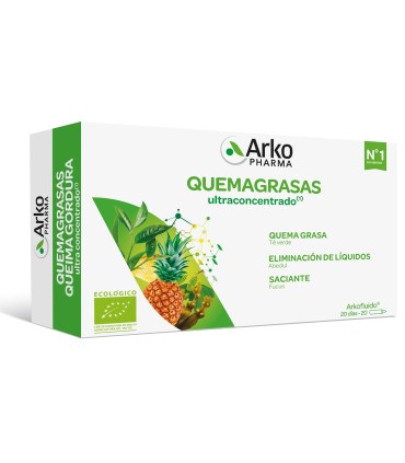 Arkopharma Arkofluido Quemagrasa Concentrado Plus Bio 20 Días