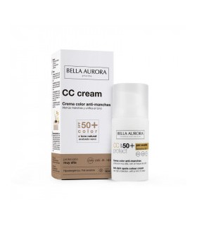 Bella Aurora Crema Solar Con Color Spf50 Piel Sensible