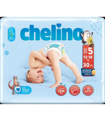 Chelino Pañal Pasitos 13-18kg T5 30uds