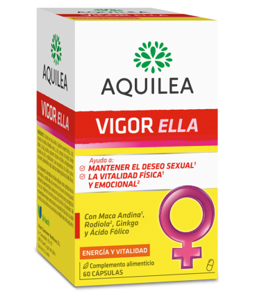 Aquilea Vigor Ella Maca Andina y Rodiola 60cáps
