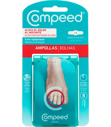 Compeed® ampollas dedos del pie 8uds