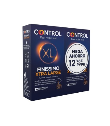 Control Finissimo Xl Preservativos 12 + 12 U Pack Ahorro