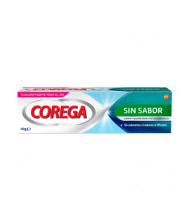 Corega Crema Adhesiva Fijación 3D Sin Sabor 40 G