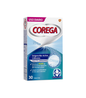 Corega® Oxígeno Bio-Activo 30 tabletas efervescentes
