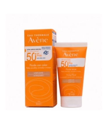 Avène Solar Fluido Coloreado SPF50+ 50ml
