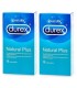 Durex Natural Plus 2x12uds