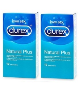 Durex Natural Plus 2x12uds