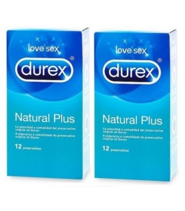Durex Natural Plus 2x12uds