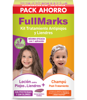 FullMarks kit antipiojos Loción 100ml + Champú 150ml
