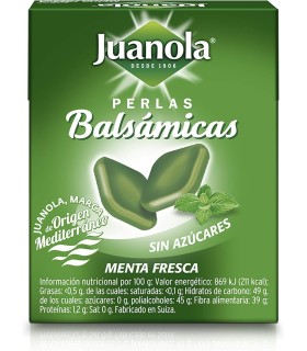 Juanola® perlas balsámicas sabor menta 25g