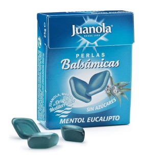 Juanola® perlas sabor mentol eucalipto 25g