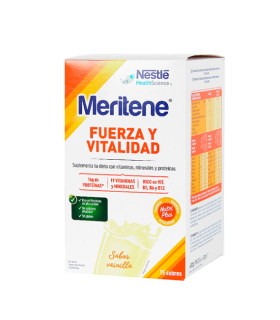 Meritene® fuerza y Vitalidad batidos sabor vainilla 15 sobres