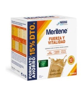 Nestlé Meritene® Fuerza y Vitalidad Sabor Café Descafeinado 15x30g
